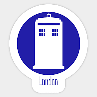 Police Box - London Sticker